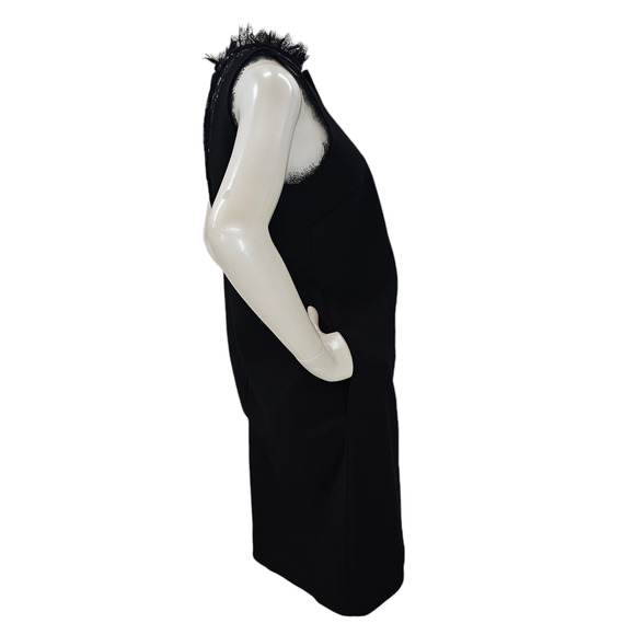 NWT Ted Baker Dress Womens 6 Ted Baker 2 Black Chharis Shift Sleeveless Stretch - Picture 3 of 16